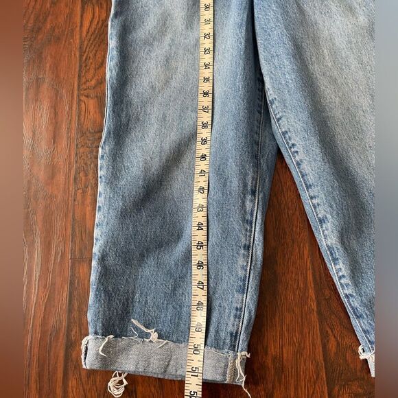 Blank NYC Women’s Distressed Denim Overall Pants Size S - Picture 10 of 12